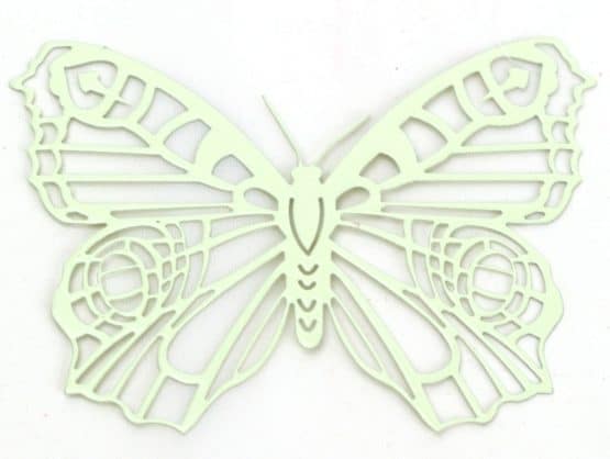 Schmetterling lindgrün, aus Metall - dekoaccessoires, fruehjahr